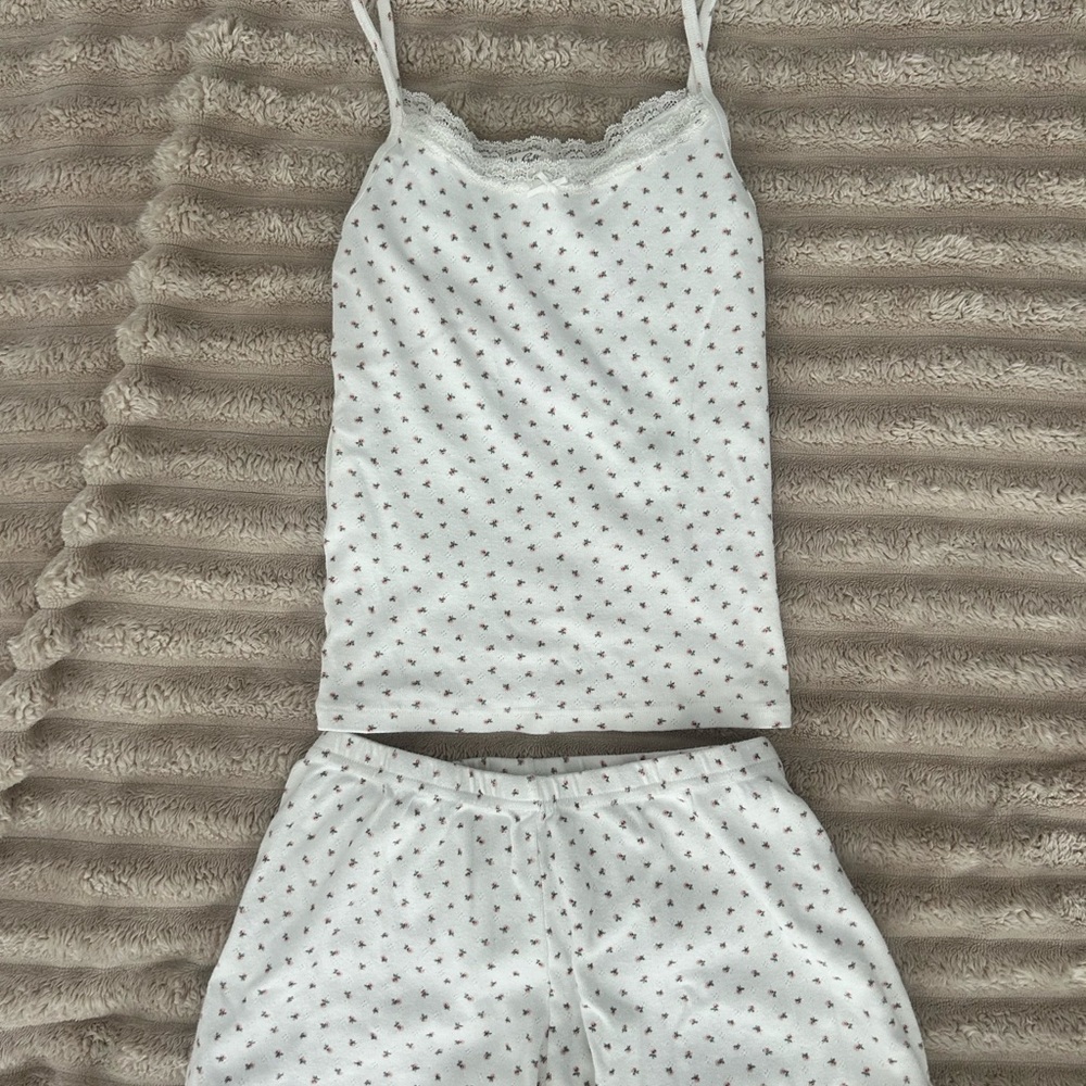 PacSun White Pajama Set